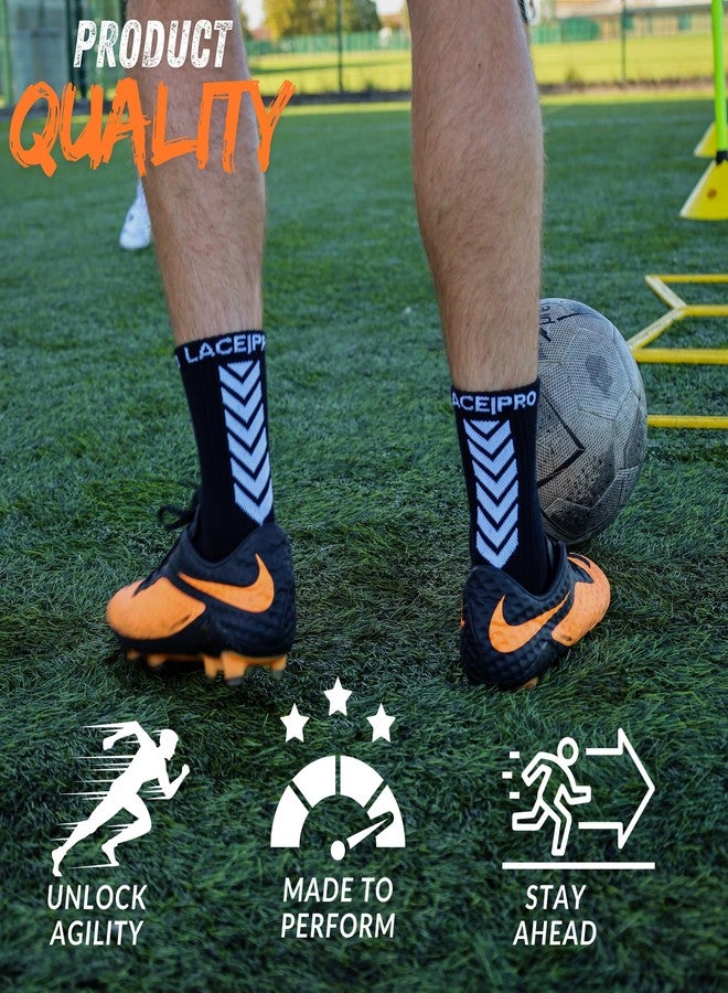 LACE|PRO Grip Socks Soccer Anti Slip Athletic Socks for Men Women Soccer Grip Socks Men and Women Athletic Socks for Football US 8-13 Size - Image 5